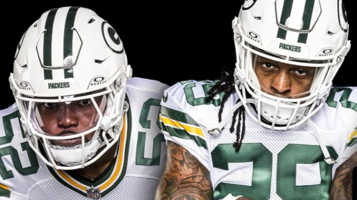 The Packers' all-white uniform combination is for sale at the Packers Pro Shop.