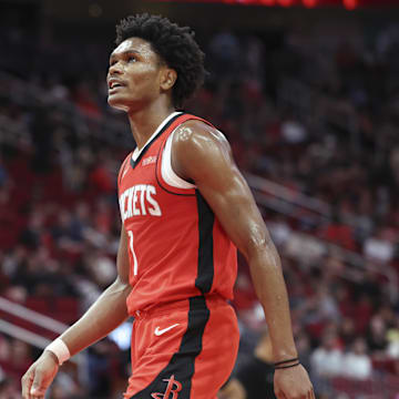 Houston Rockets forward Amen Thompson.