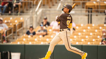 San Diego Padres catcher Ethan Salas
