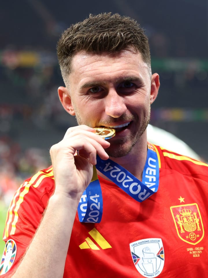 Aymeric Laporte, campeão da Euro 2024 com a Espanh