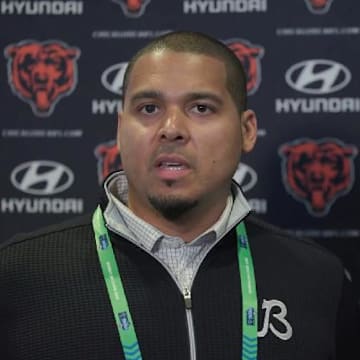 GM Ryan Poles sees improvement from Caleb Williams and other young Bears at camp through the coaching of Ben Johnson's staff.