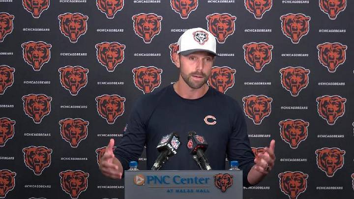 Braxton Jones' removal no punishment for whiff says Chicago Bears OC