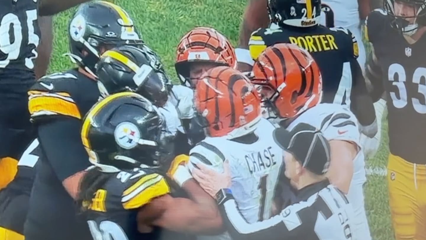 Ja'Marr Chase and Jalen Ramsey Get Into Fight, Ramsey Ejected for Throwing Punch