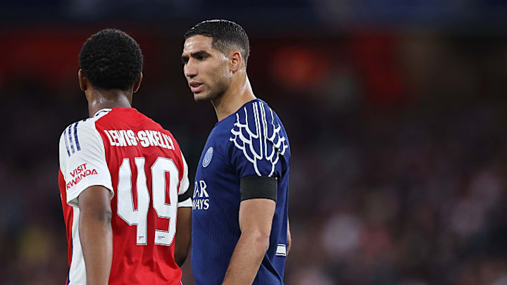 Myles Lewis-Skelly, Achraf Hakimi