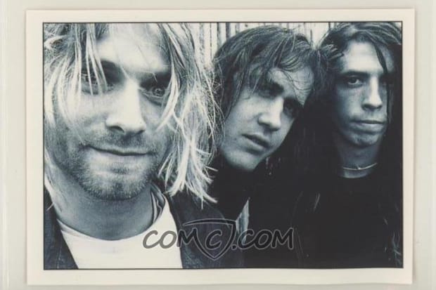 1995 Panini Smash Hits Album Stickers Nirvana