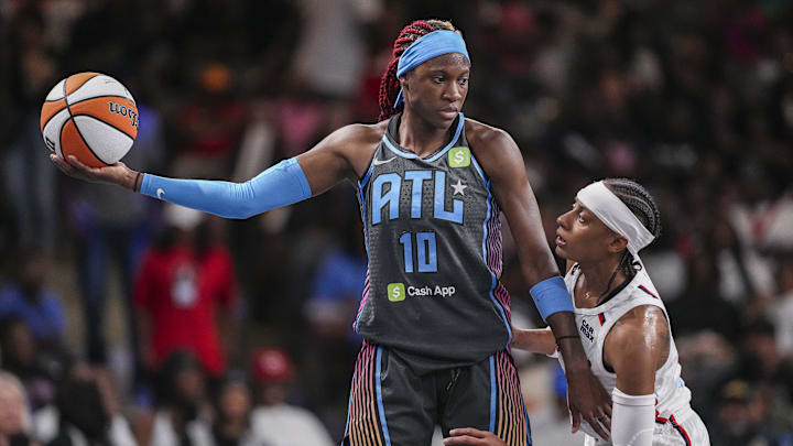 The Dream are favored on the road in the second meeting between these teams in 2025.