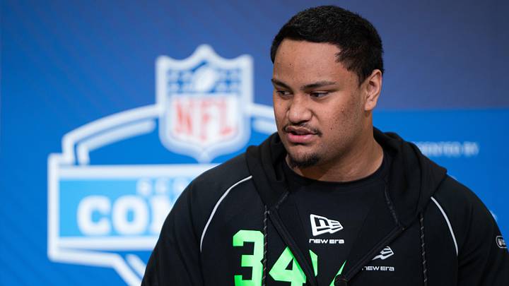 Miami offensive lineman Francis Mauigoa