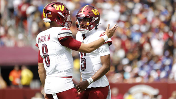 Daniels and Mariota have handled the quarterbacking duties in Washington this season. Daniels and Mariota have handled the quarterbacking duties in Washington this season.