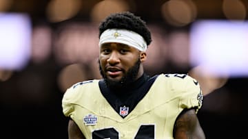 Former Kansas football star, current New Orleans Saints running back Devin Neal