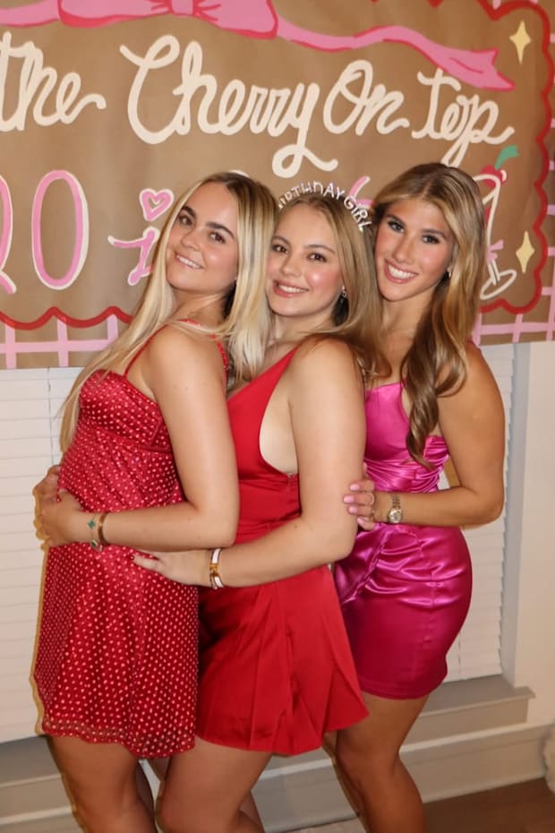Ava Hunt and sorority sisters