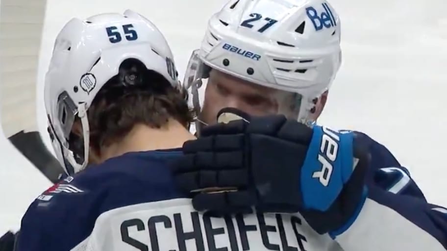 Scheifele played in Game 6 after the unexpected passing of his father on Friday night.  | Screengrab Twitter @BR_OpenIce