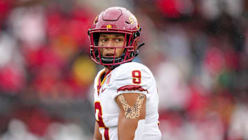 Iowa State wide receiver Jayden Higgins