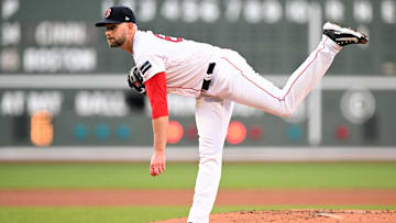 Boston Red Sox starting pitcher James Paxton (65) 