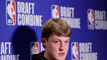 Kon Knueppel at the 2025 NBA Draft Combine