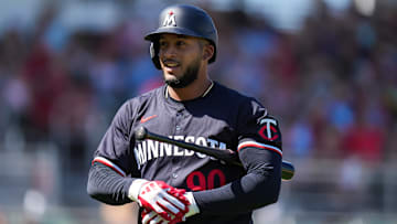 Minnesota Twins top prospect Emmanuel Rodriguez looked impressive in his debut with the St. Paul Saints.