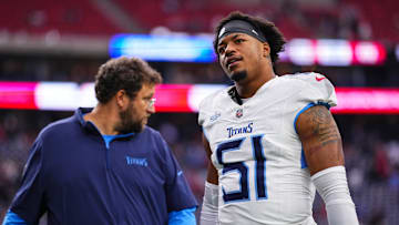 Cedric Gray #51 Tennessee Titans