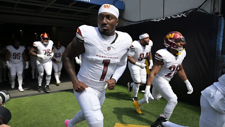 Washington Commanders wide receiver Deebo Samuel Sr. Washington Commanders wide receiver Deebo Samuel Sr.