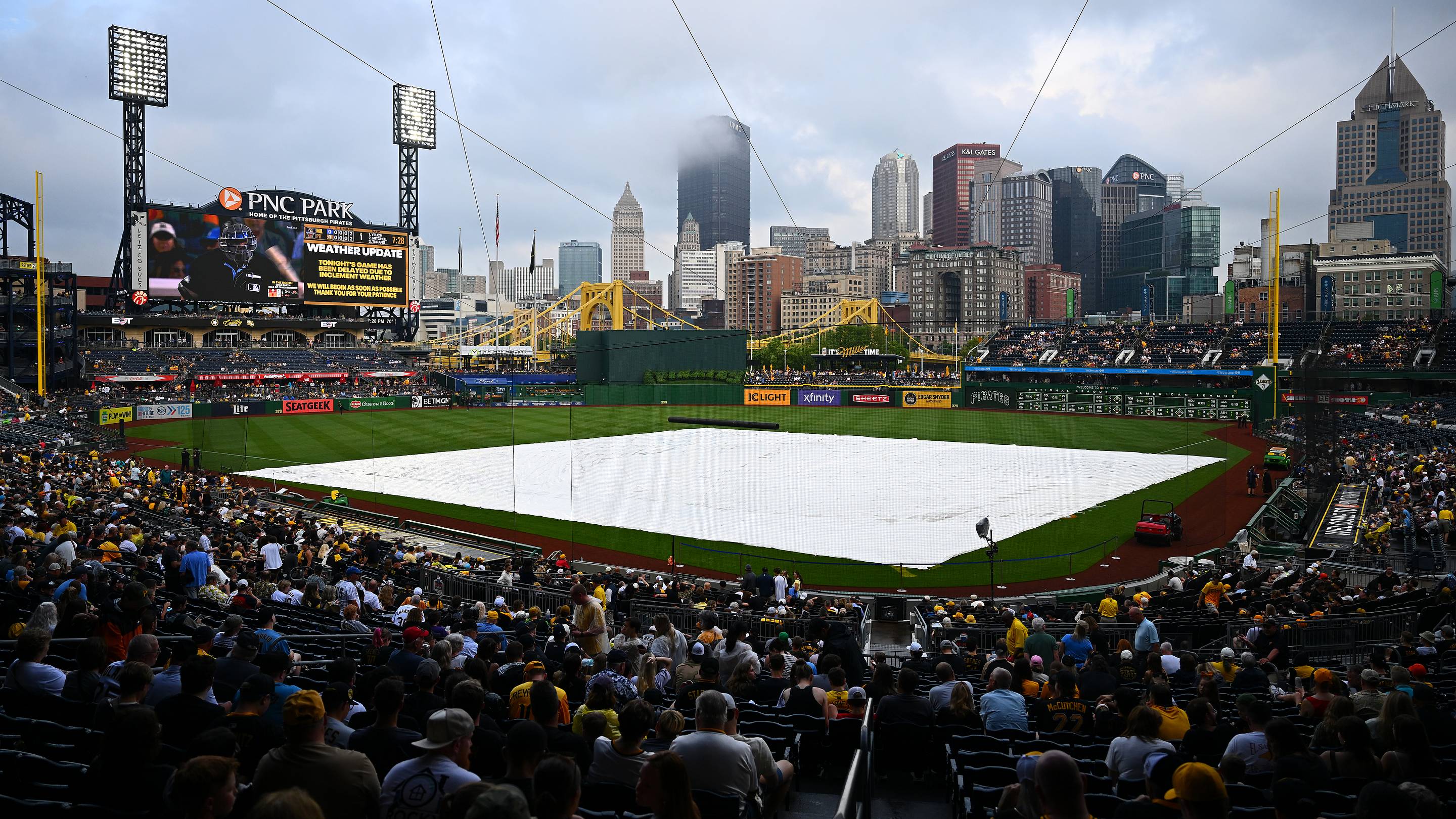 Red Sox-Pirates restart time: Rain delay updates from PNC Park, Aug. 16