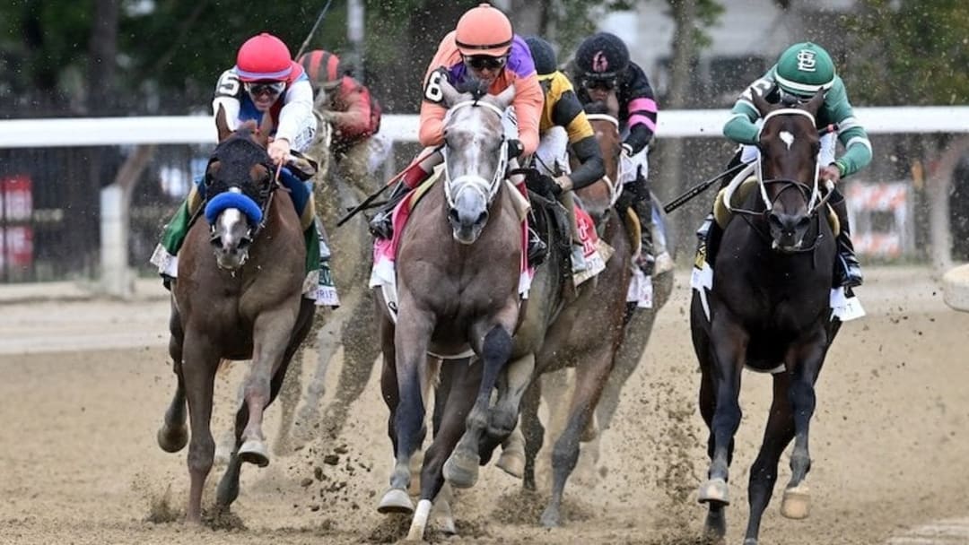 Ted Noffey (middle) was a dominant winner of the Grade 1 Hopeful at Saratoga.