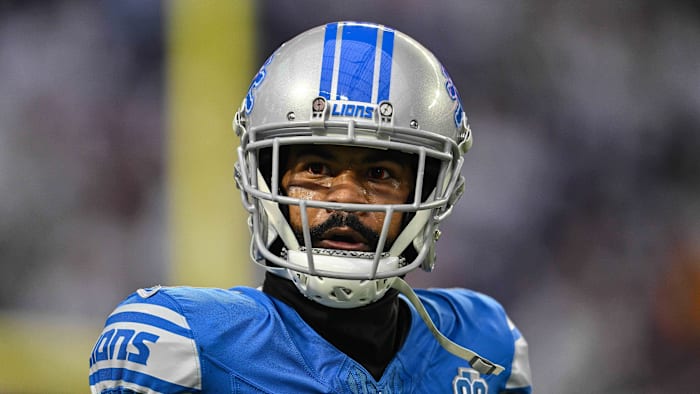 Dec 24, 2023; Minneapolis, Minnesota, USA; Detroit Lions cornerback Cameron Sutton (1) look on