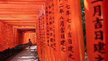 Tourists Visit Kyoto As Japan Sees Record Tourism