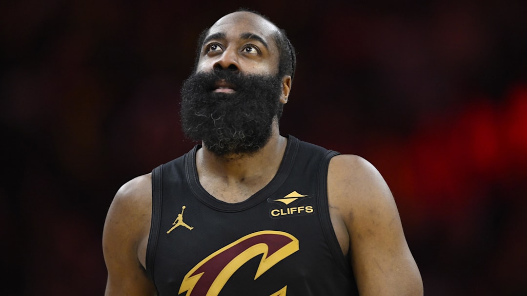 Cleveland Cavaliers guard James Harden.