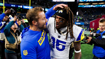 Los Angeles Rams v Seattle Seahawks, Sean McVay, Demarcus Robinson