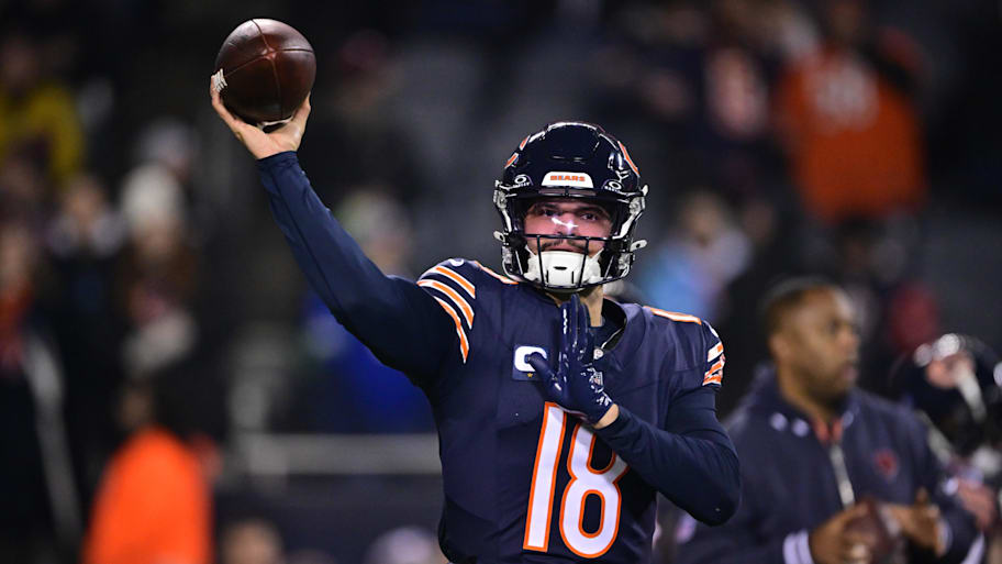 Chicago Bears quarterback Caleb Williams. | Daniel Bartel-Imagn Images