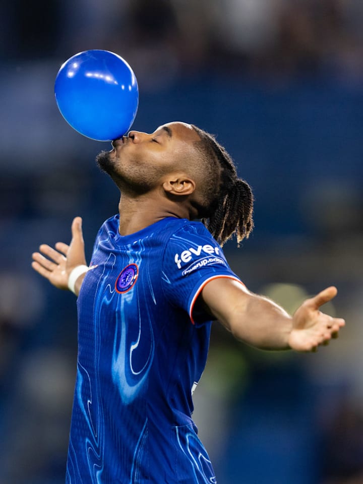 Christopher Nkunku, do Chelsea, na Copa da Liga Ingles