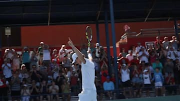 The Arizona men's tennis team picked up a victory over Harvard at the NCAA Championships.