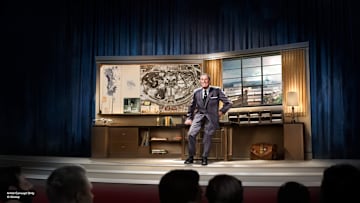 Walt Disney – A Magical Life will debut at the Main Street Opera House at Disneyland Park in Anaheim, Calif., on July 17, 2025. The attraction will feature a cinematic presentation of Walt Disney’s journey, culminating in a visit with Walt in his office, brought to life for the first time ever through the magic of Audio-Animatronics storytelling. (Artist Concept/Disneyland Resort)