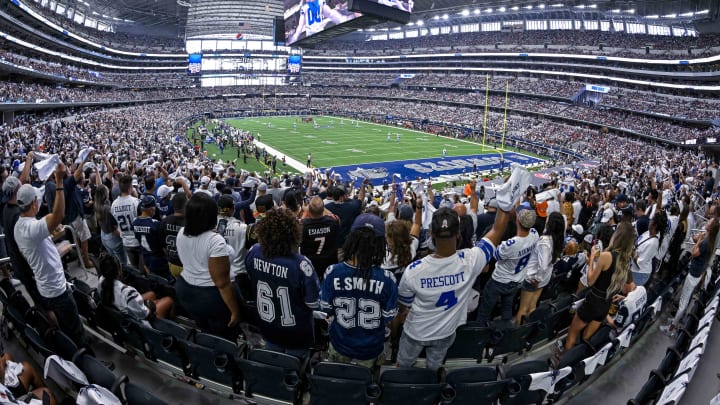 Sep 18, 2022; Arlington, Texas, USA; A general view of the fans and the stands and the stadium