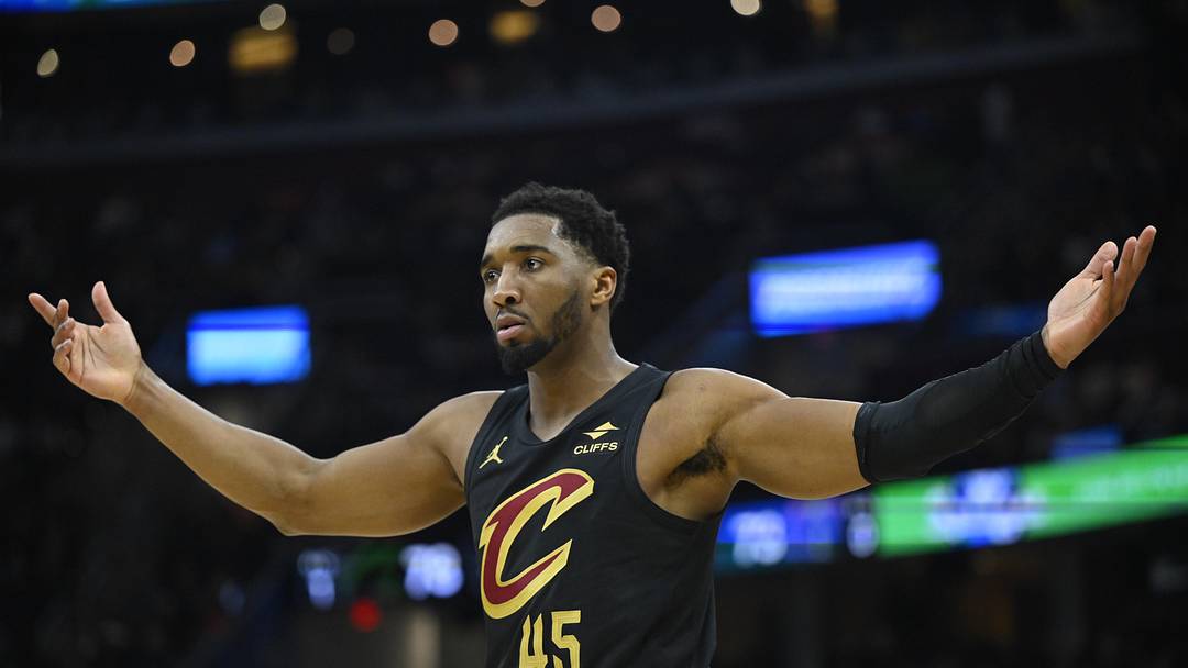 Cleveland Cavaliers guard Donovan Mitchell.