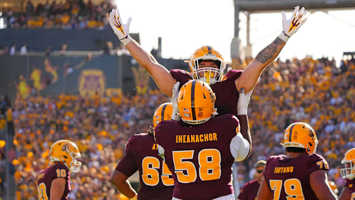 Skattebo has rushed for 1,221 yards and 14 touchdowns in 10 games this season. Skattebo has rushed for 1,221 yards and 14 touchdowns in 10 games this season.