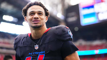 Jaylin Noel is one of a pair of Houston Texans rookies who are returning to their hometown in a Sunday Night Football visit to Kansas City