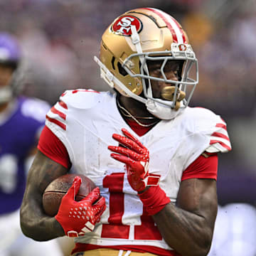 Aiyuk caught 25 passes for 374 yards in seven games before suffering a season-ending knee injury in October.