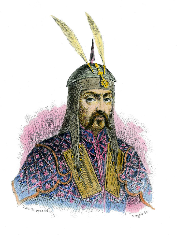 Genghis Khan (1162-1227). Emperor of Mogol Empire