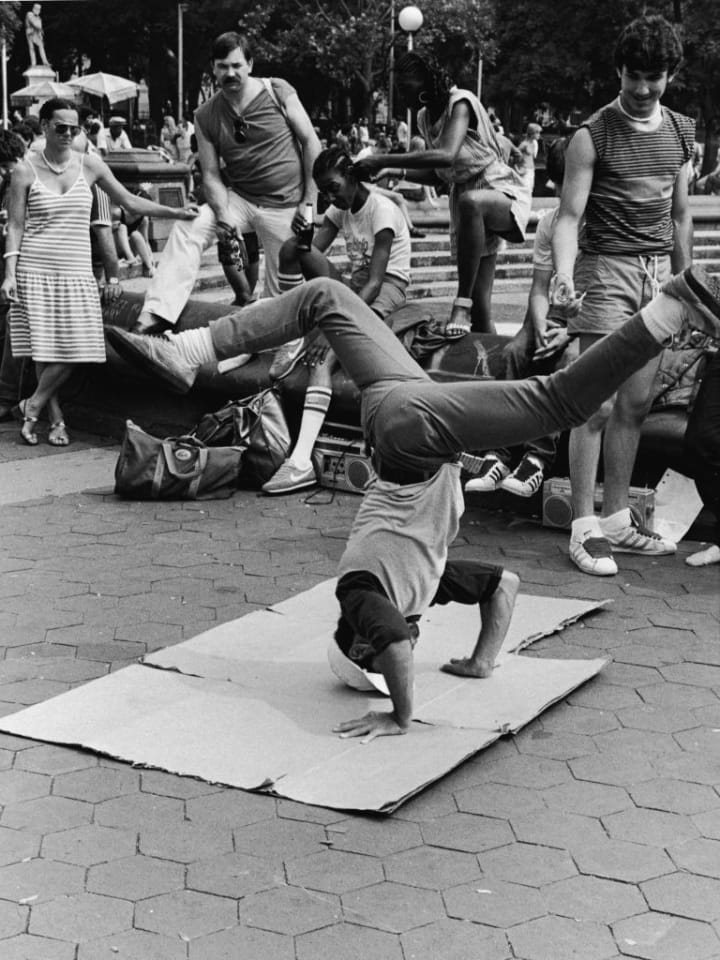 Breakdancing In Washington Square Park