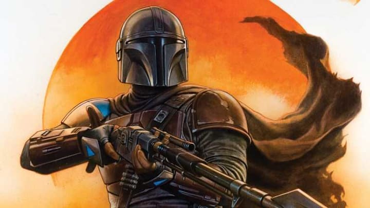 Marvel Comics Star Wars: The Mandalorian adaptation. Din Djarin. 