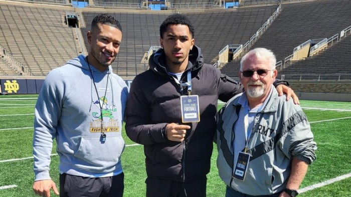 Ohio Wideout Payton Cook Builds Connection With Notre Dame During Visit