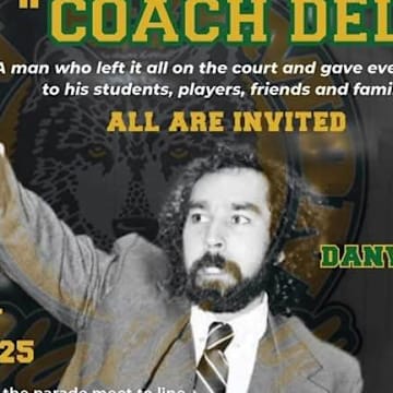 A flier with information of the celebration of Hans de Lannoy's life.