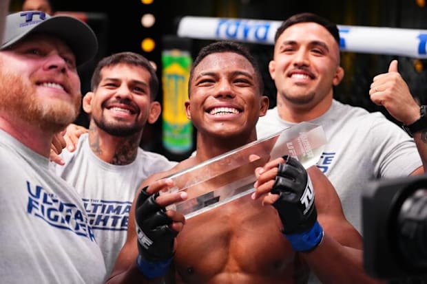 Mairon Santos after winning The Ultimate Fighter Season 32.