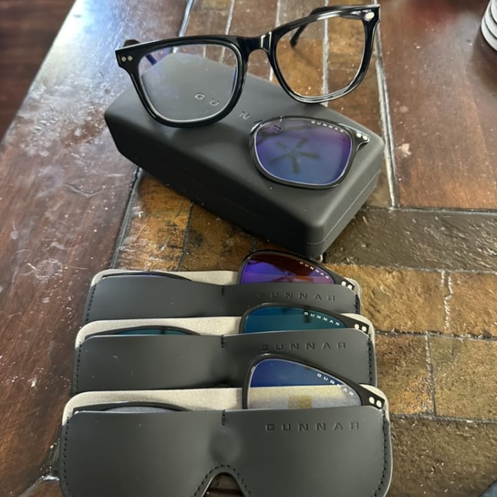 GUNNAR Optiks Cupertino glasses and lenses inserts
