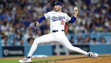 Los Angeles Dodgers pitcher Alex Vesia.