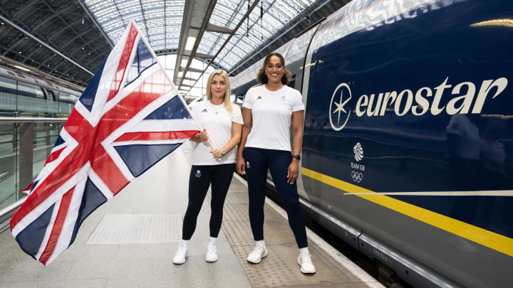 Eurostar - Taking The Teams To Victory Photoshoot In London