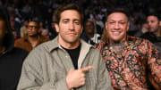 Jake Gyllenhaal en uno de los eventos de la UFC, al que asistió como parte del público