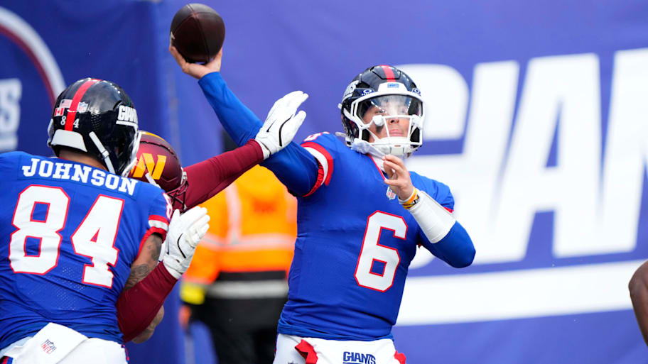 New York Giants quarterback Jaxson Dart
