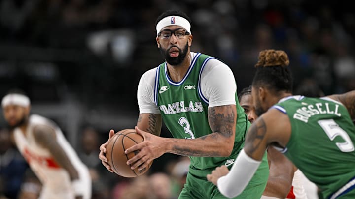 Dallas Mavericks forward Anthony Davis is a solid prop target on Wednesday. Dallas Mavericks forward Anthony Davis is a solid prop target on Wednesday.