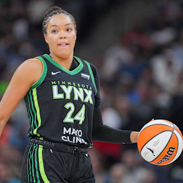 Napheesa Collier exited the Lynx blowout of the Aces after she rolled her ankle
