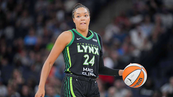 Napheesa Collier exited the Lynx blowout of the Aces after she rolled her ankle